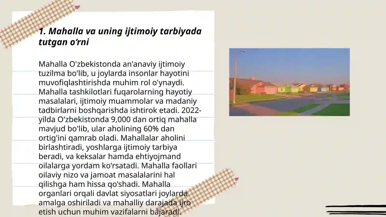 Mahalla va uning ijtimoiy tarbiyada tutgan o‘rni 3