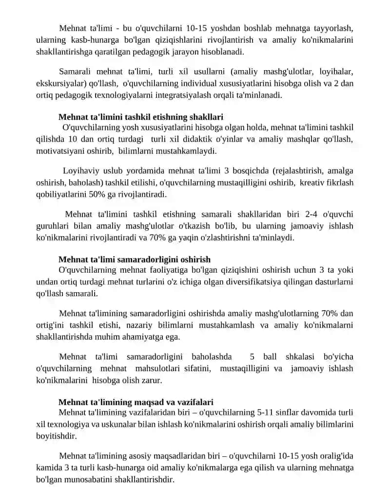 Mehnat tarbiyasi umumiy pedagogikasi 3