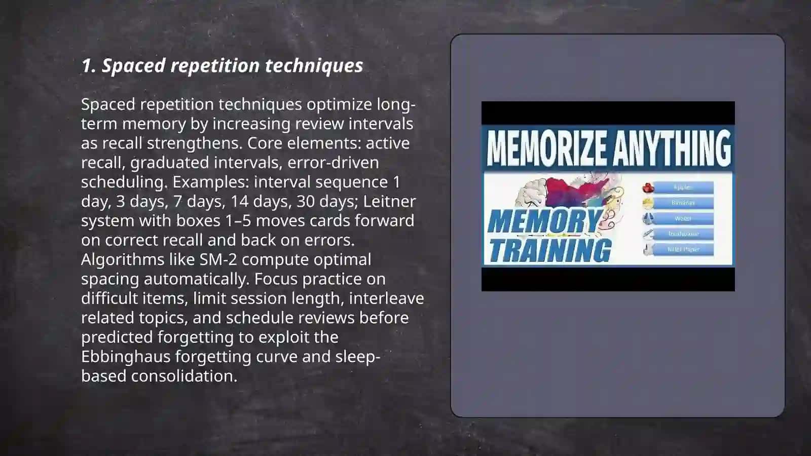 Memory training 3
