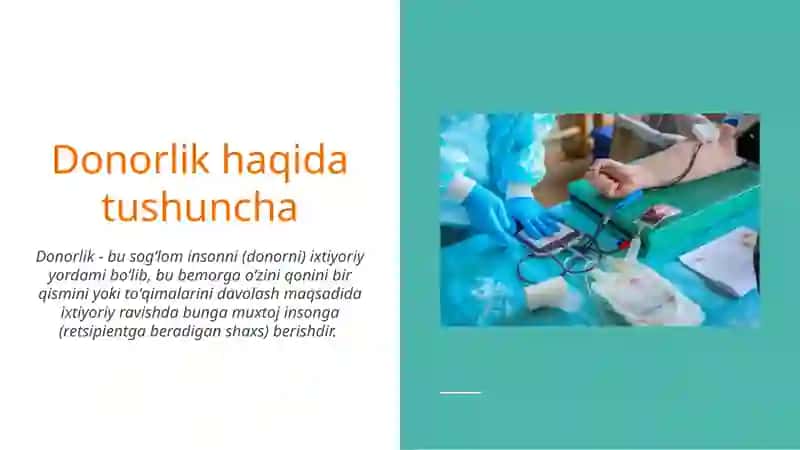 Donorlik asoslari 3
