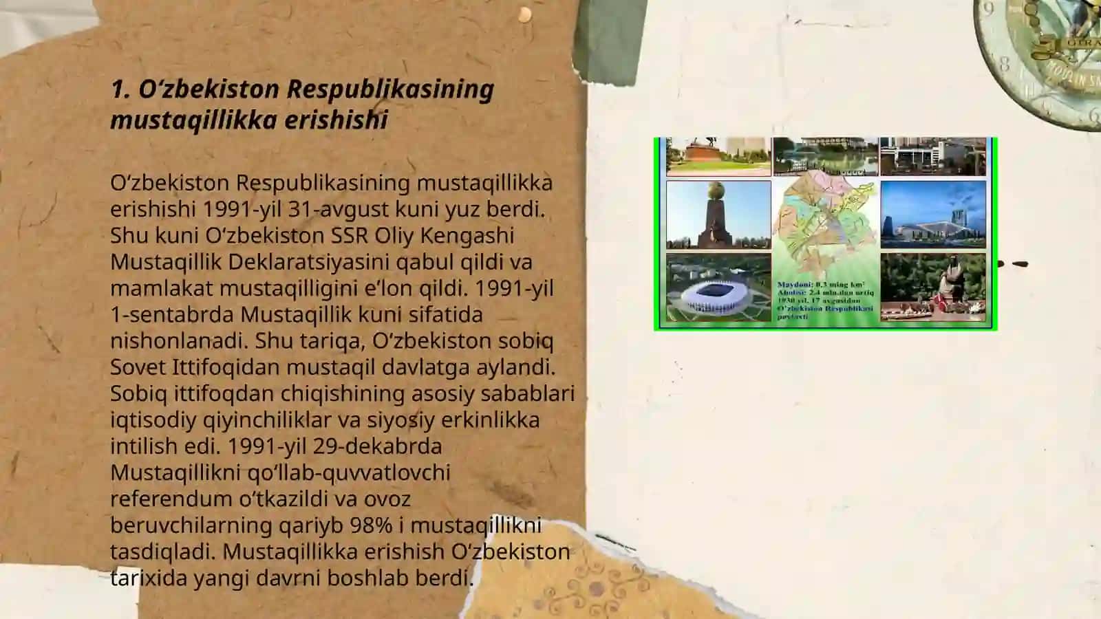 Oʻzbekiston Respublikasining tashkil topishi va uning tarixi 3