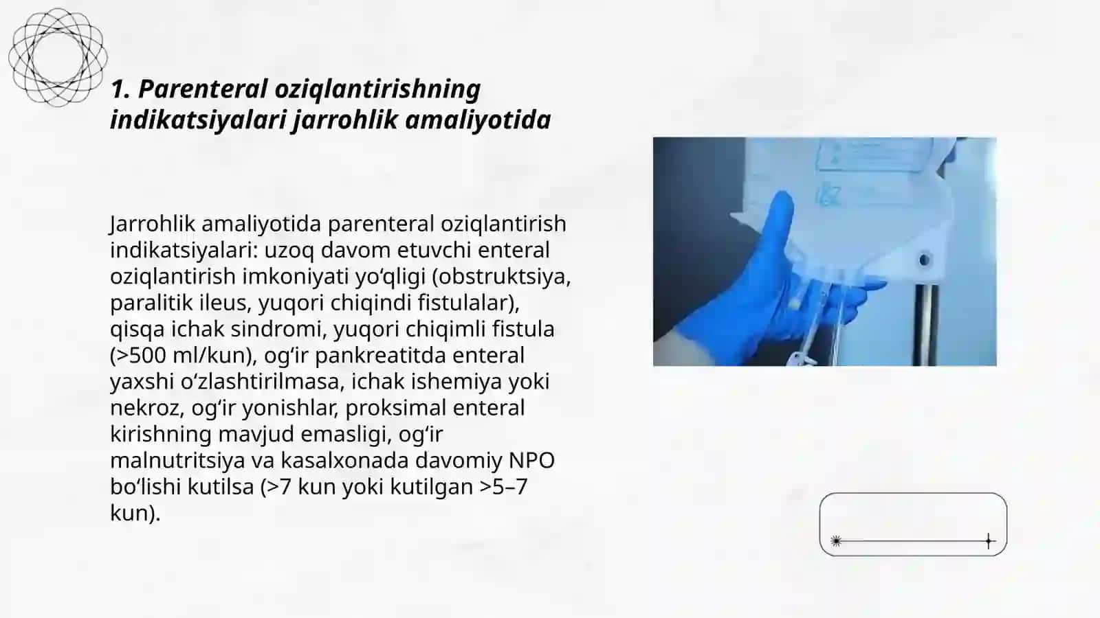 Xirurgiyada bemorlarni parenteral oziqlantirish 3