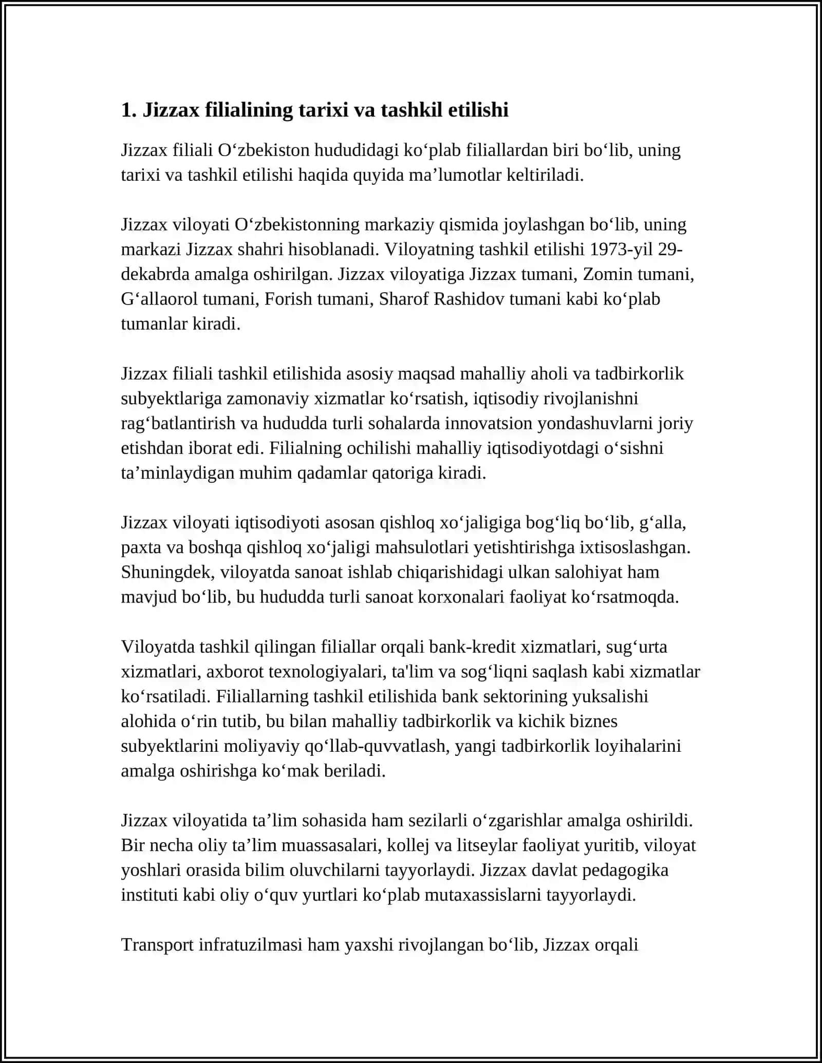 O'ZBEKISTON MILLIY UNIVERSITETINING JIZZAX FILIALI 3