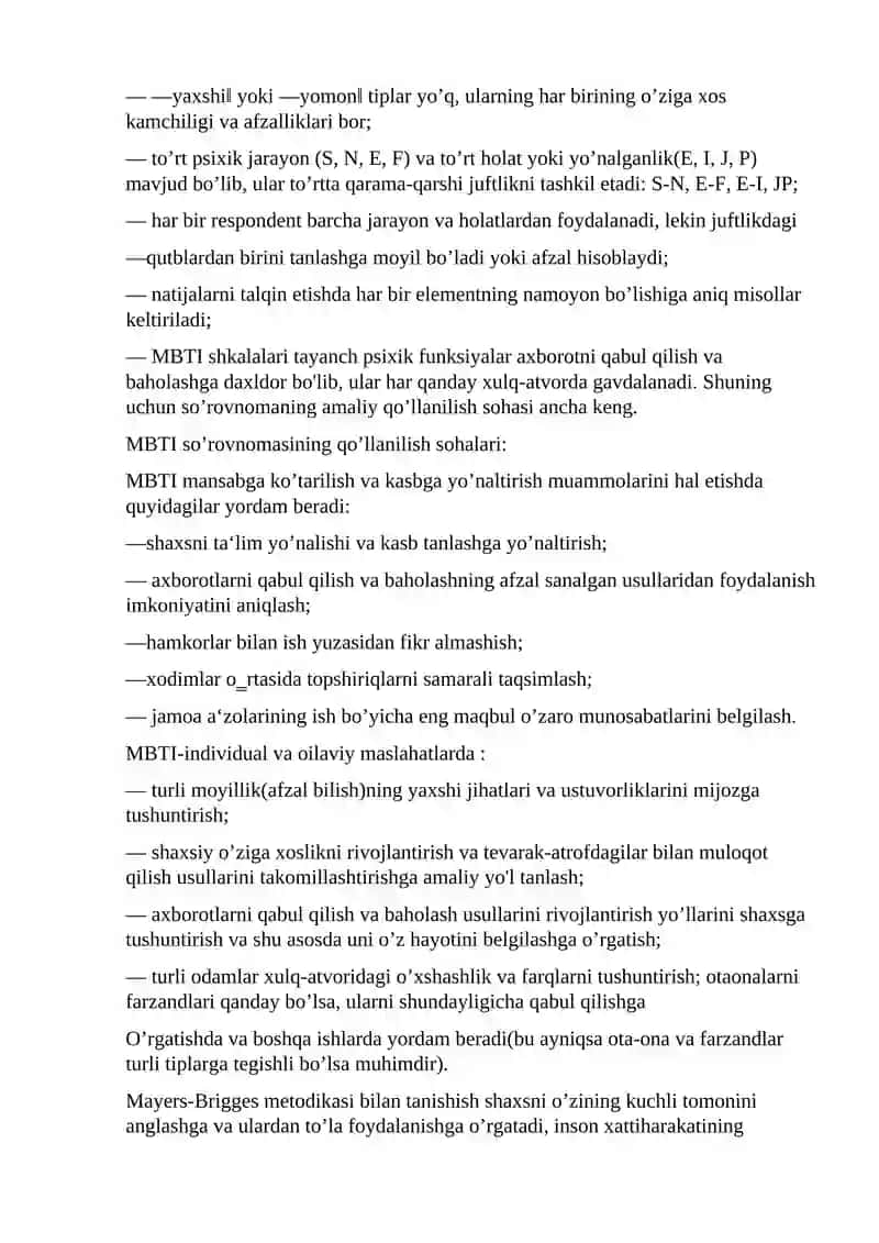 8-Amaliy mashg’uloti: Mayers-Briggs tipologik so'rovnomasi 3