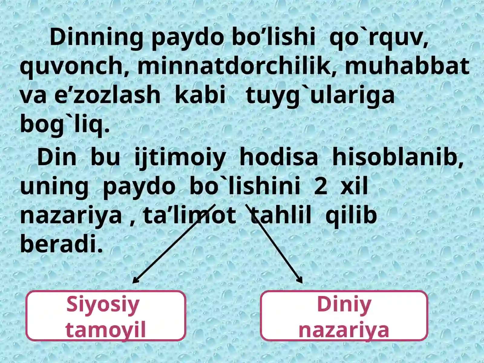 Din va ibtidoiy din shakllari 3