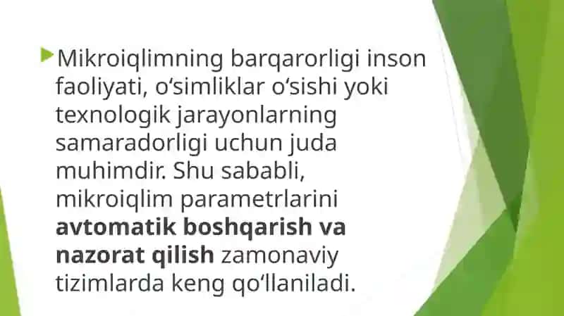 Mikroiqlim jarayonini avtomatlashtirish 3
