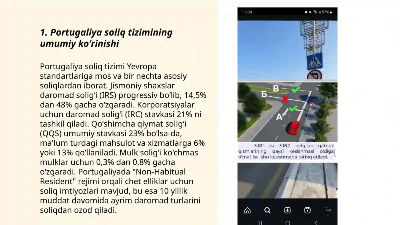 Portugaliya soliq tizimi va uning oʻziga xos xususiyatlari 3