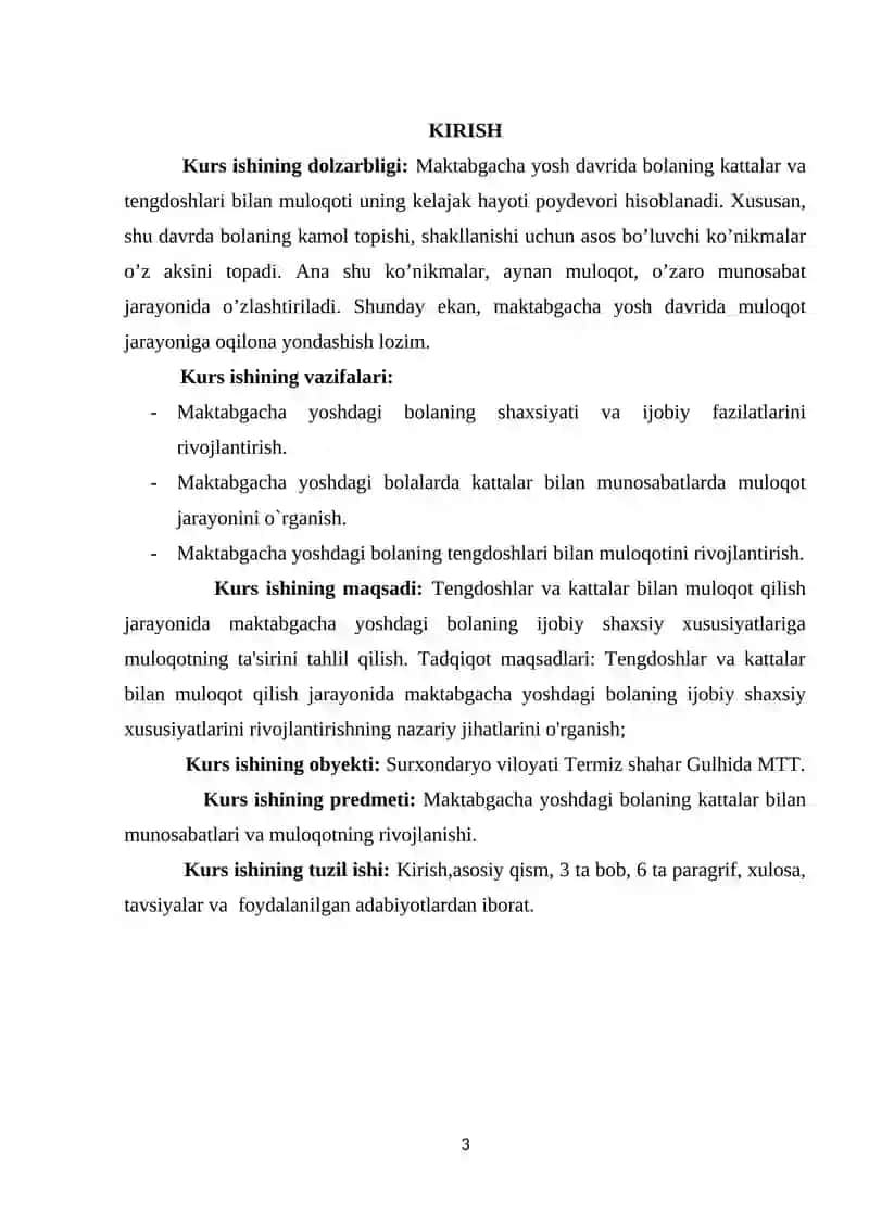 "Bolalar psixologiyasi va pedagogikasi" 3