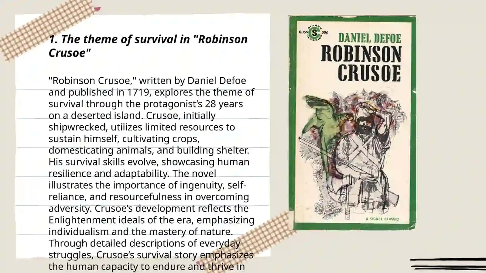Daniel Defoe "Robinson Crusoe" 3