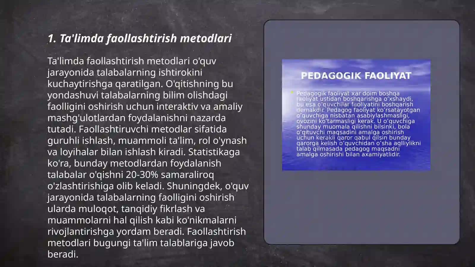 Pedagogik psixalogiya metodlari 3