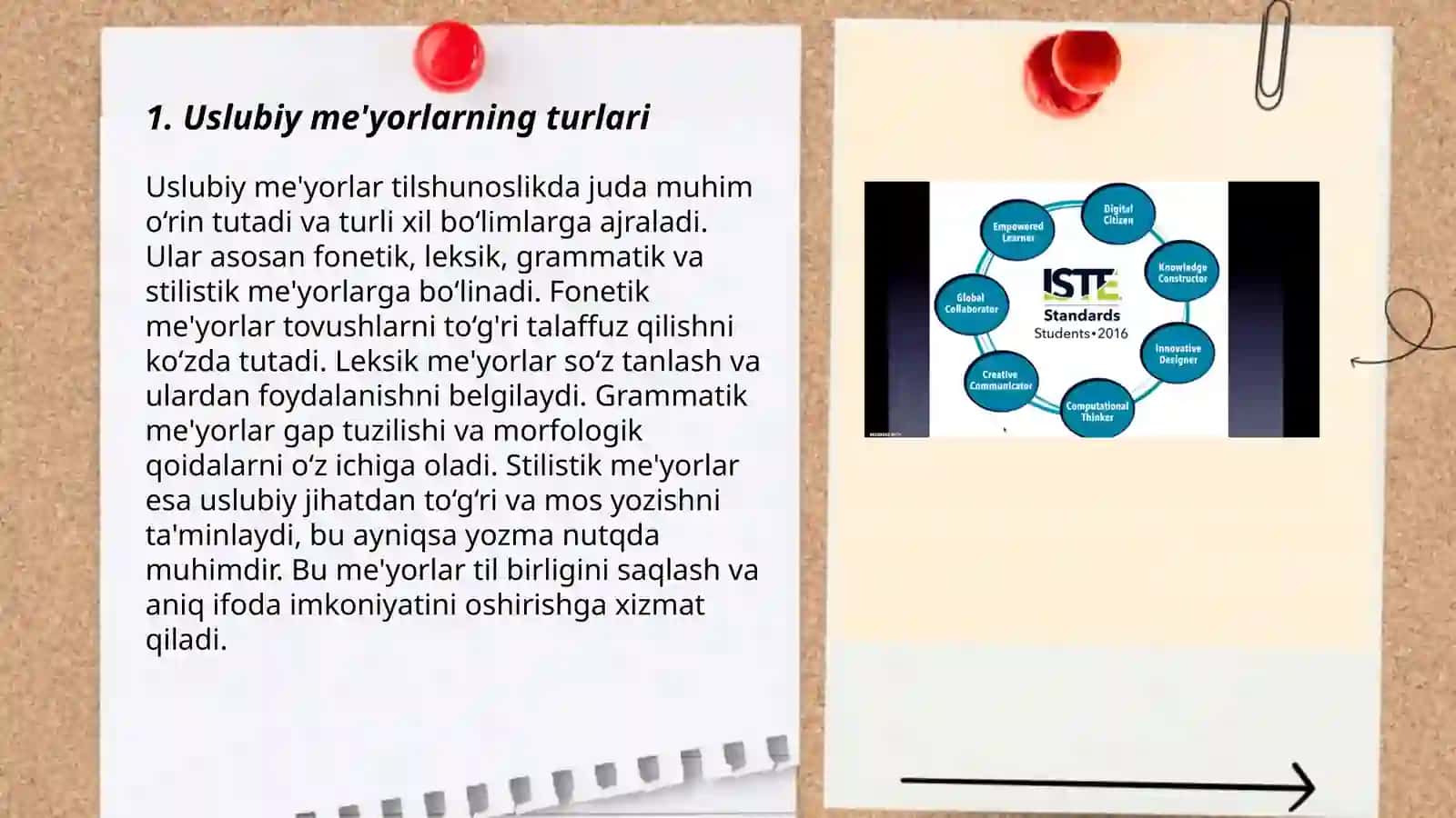 Uslubiy me'yorlar. Lingvistik uslubshunoslik 3