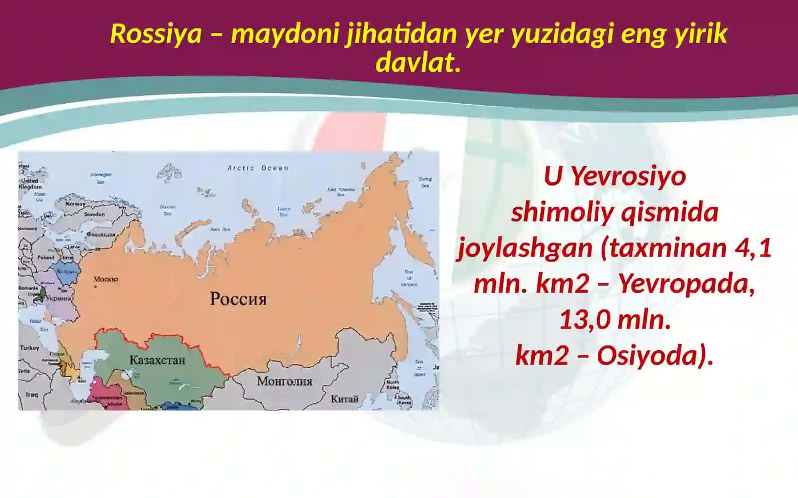 Rossiya Federatsiyasi: tabiiy-demografik salohiyati 3