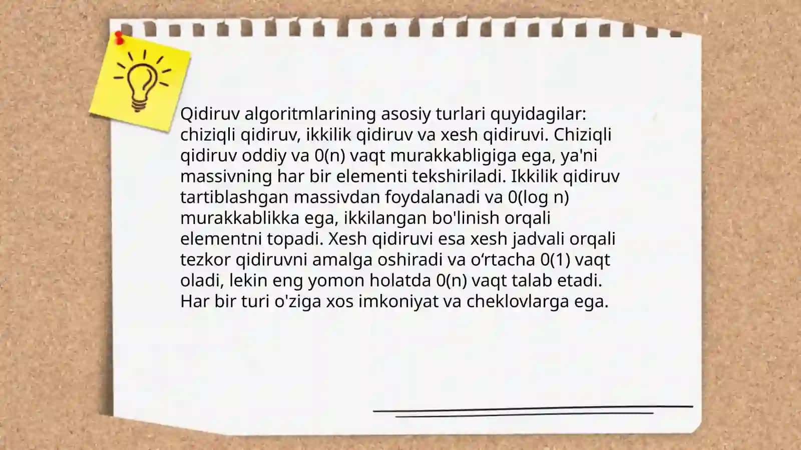 Qidiruv algoritmlari asosida raqib qidiruvini ishlab chiqish 3