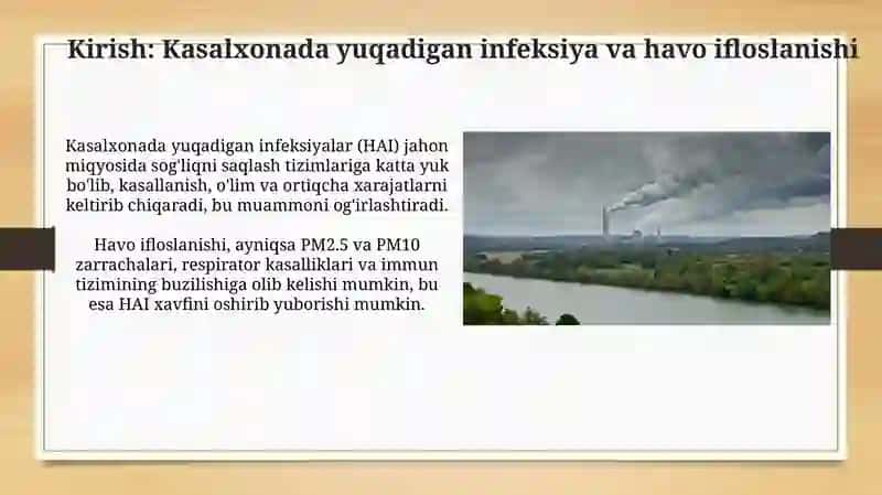 Kasalxonada yuqadigan infeksiya va havo ifloslanishi 3