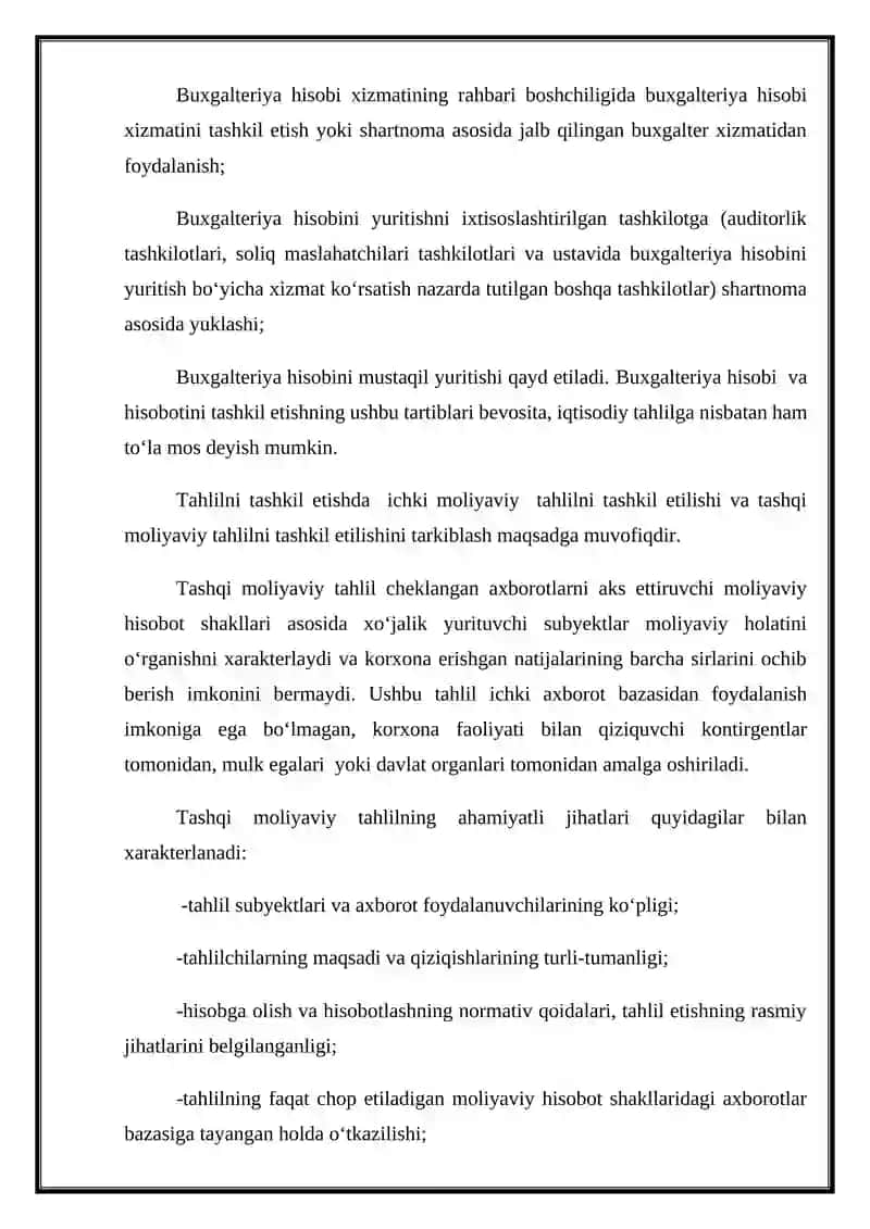 Moliyaviy Axbarotlarning Umumiy Tavsifi 3
