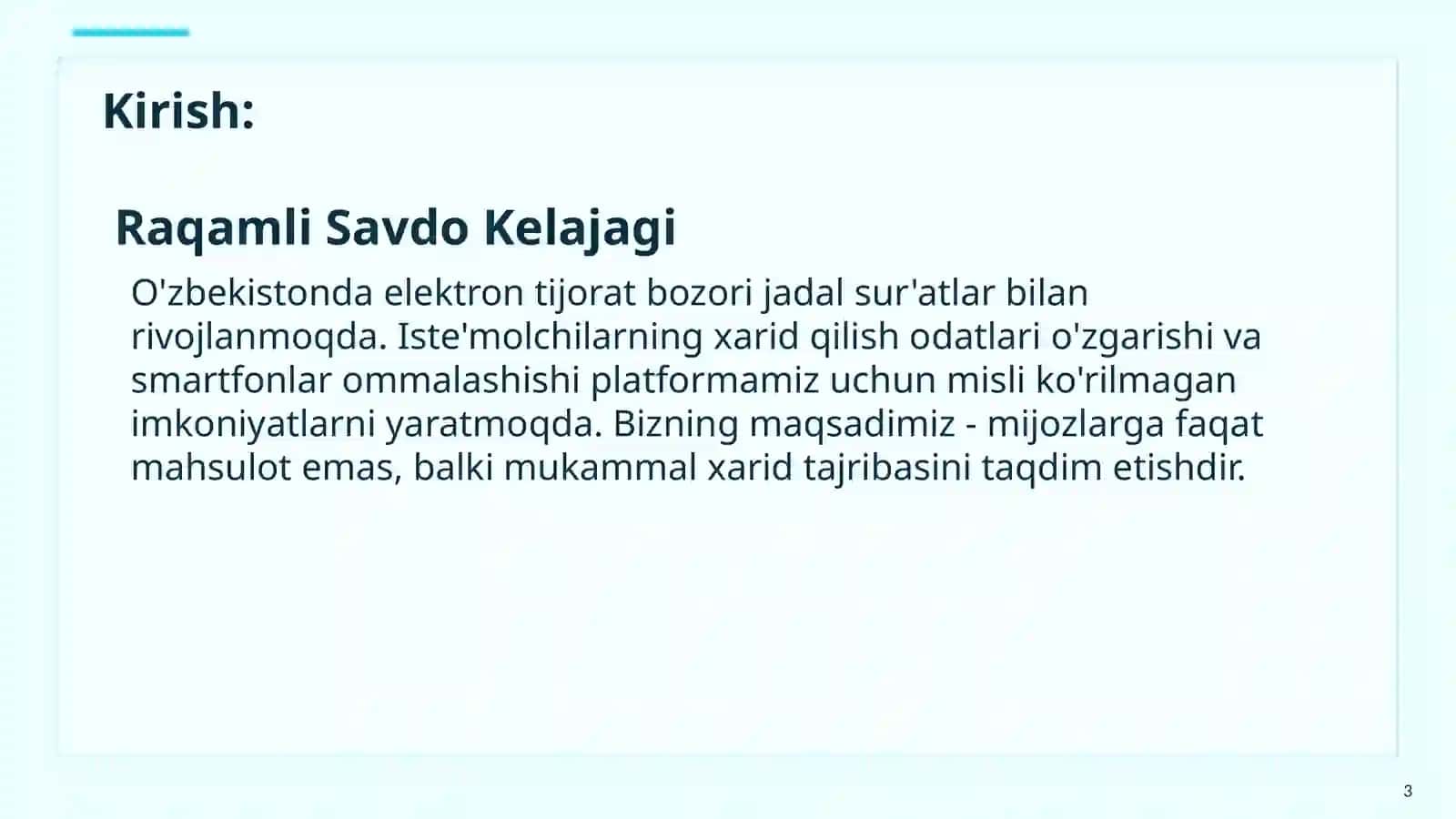 ONLAYN SAVDO PLATFORMASINI RIVOJLANTIRISH STRATEGIYASI 3