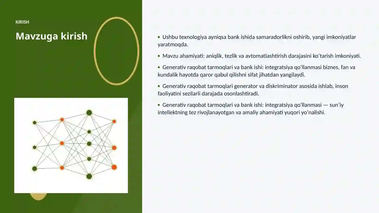 Generativ raqobat tarmoqlari va bank ishi: integratsiya qo'llanmasi 3