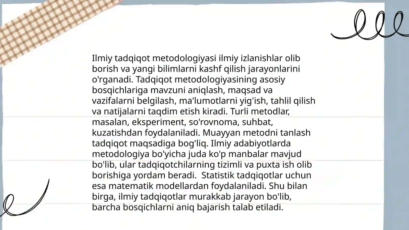 Ilmiy tadqiqot metodologiyasi 3