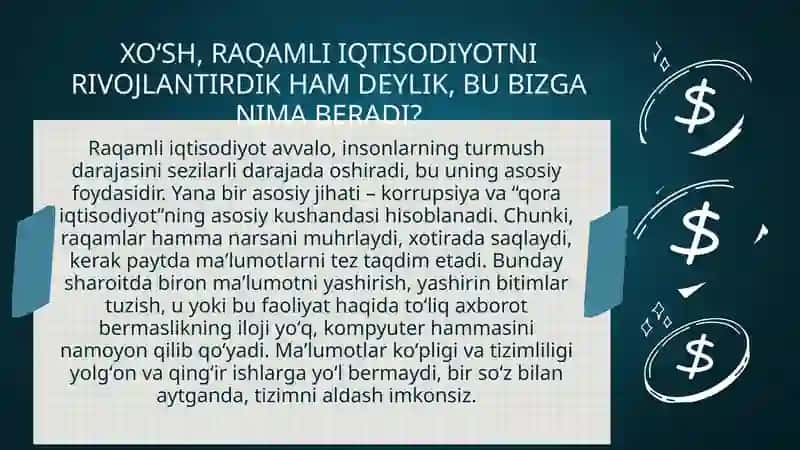 Raqamli iqtisodiyotni rivojlantirishning ijtimoiy jihatlari 3