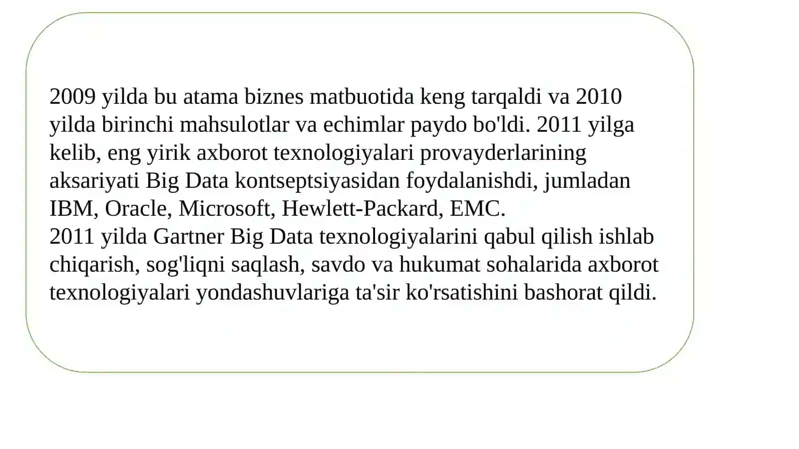 BigDataTechnologies in Digital Business 3
