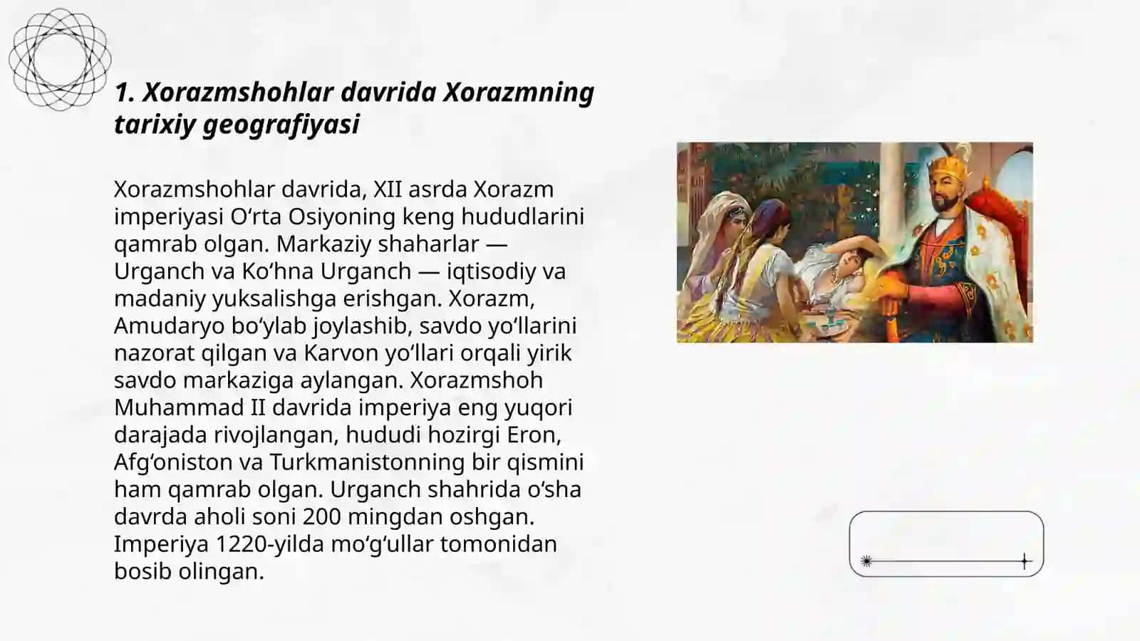 Xorazmshohlar davri tarixiy geografiyasi 3