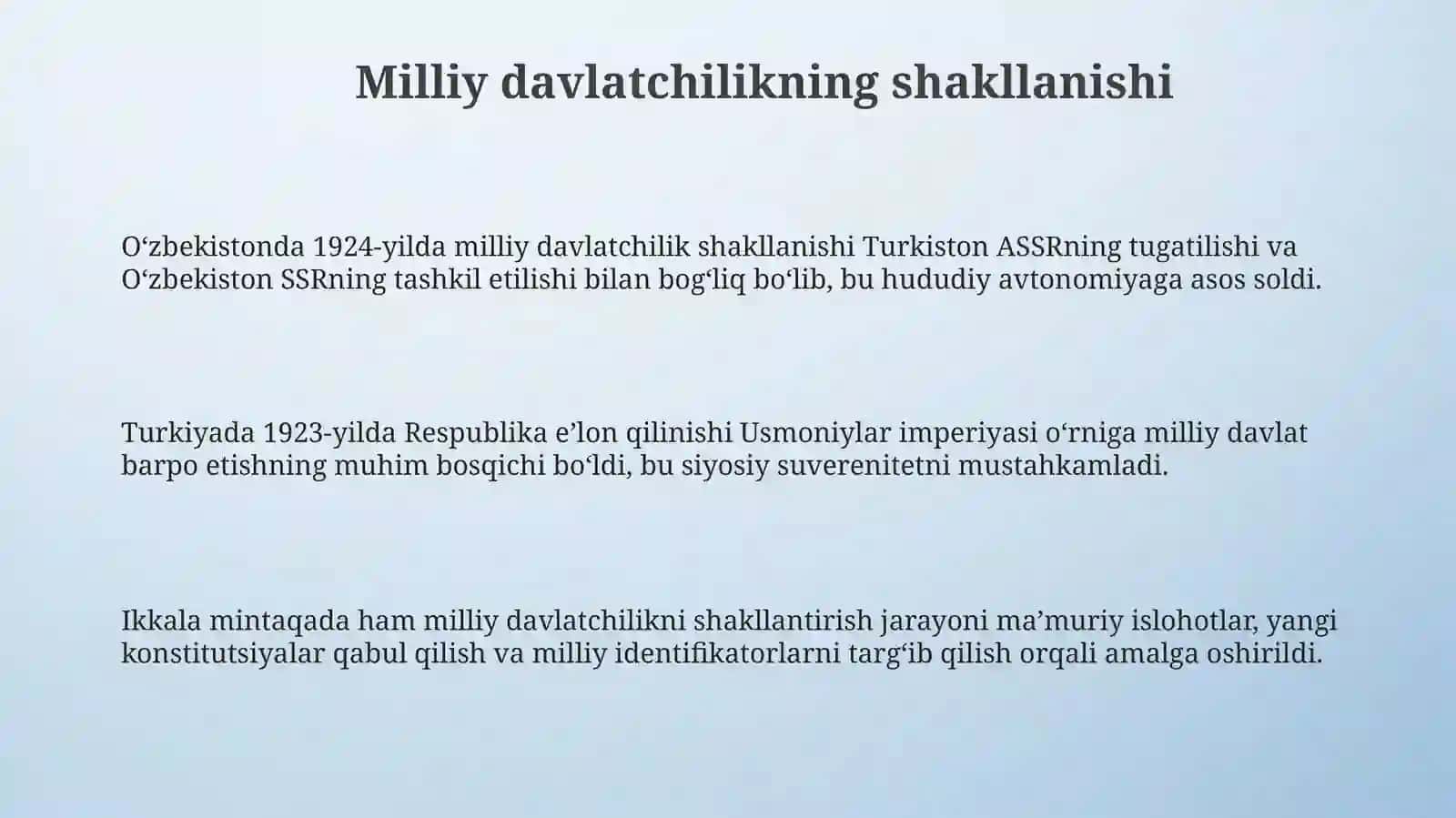 Jahon urushlari oralig'ida O'zbekiston va Turkiyada siyosiy hayot 3
