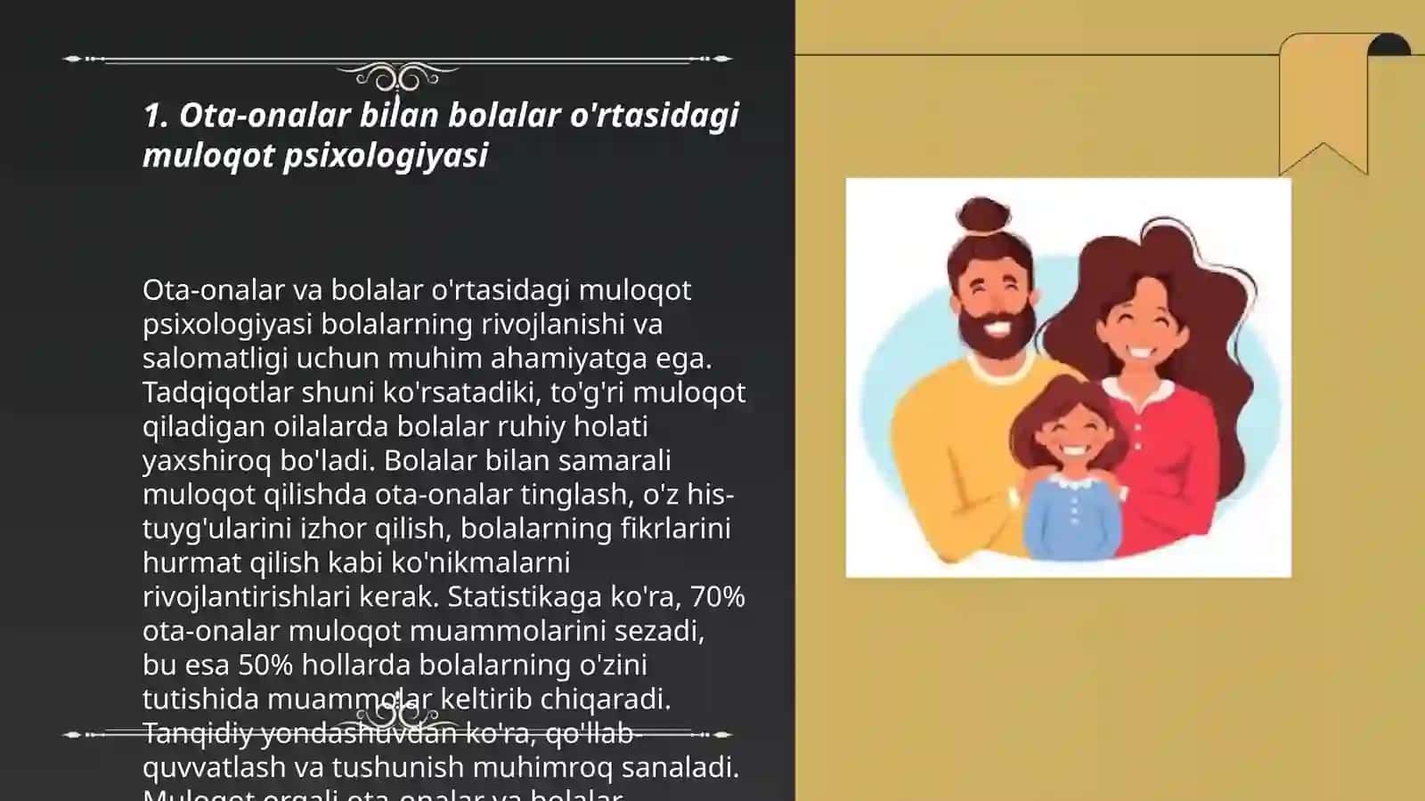 Ota-onalar va o’qtuvchilar uchun psixologik xizmatning istalgan yo’nalishi 3