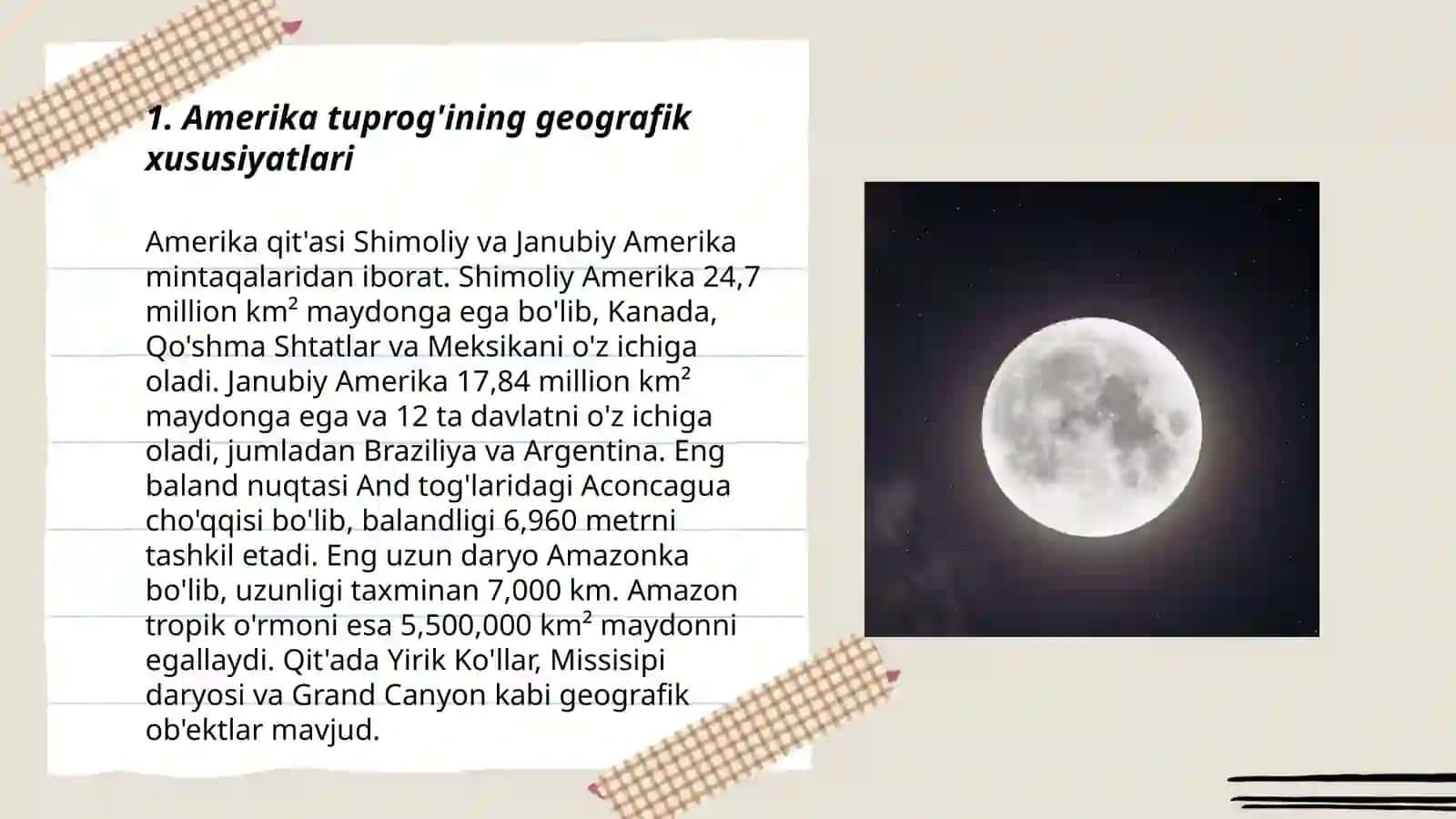 Amerika tuproqlari 3