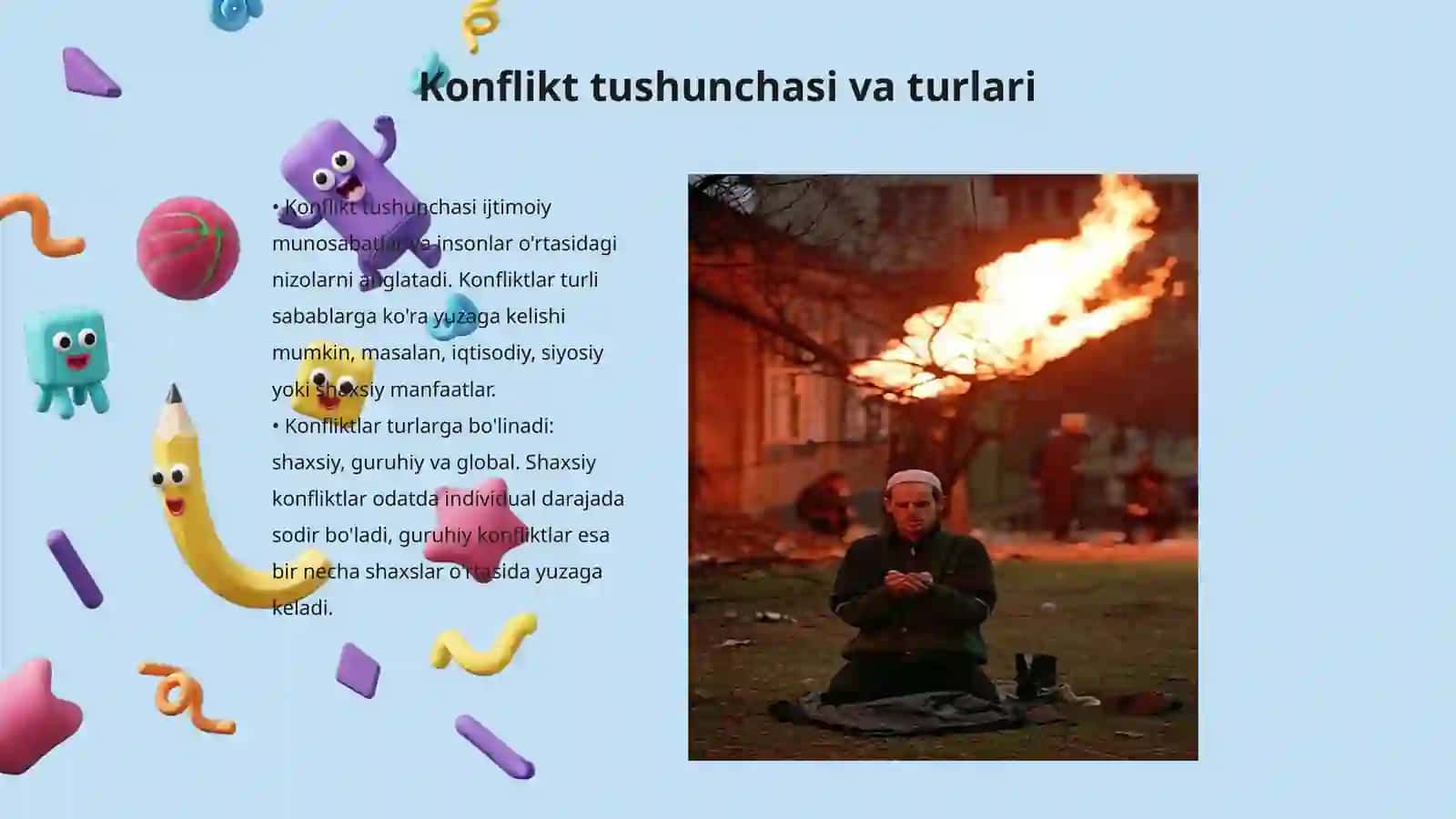 Konflikt va konfliktogenlar eskolatsiyasi 3
