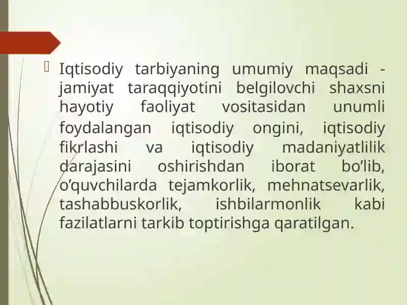 Boshlang'ich sinf texnologiya darslarida iqtisodiy tushunchalarni shakllantirish 3