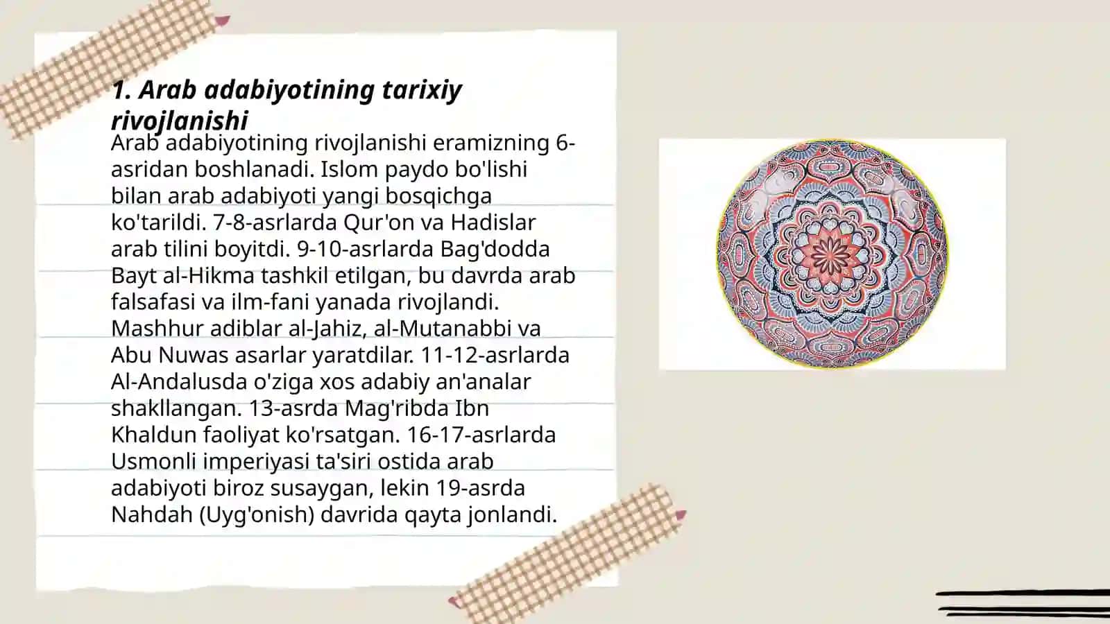 Arab hikoyalari badiiy tahlili 3