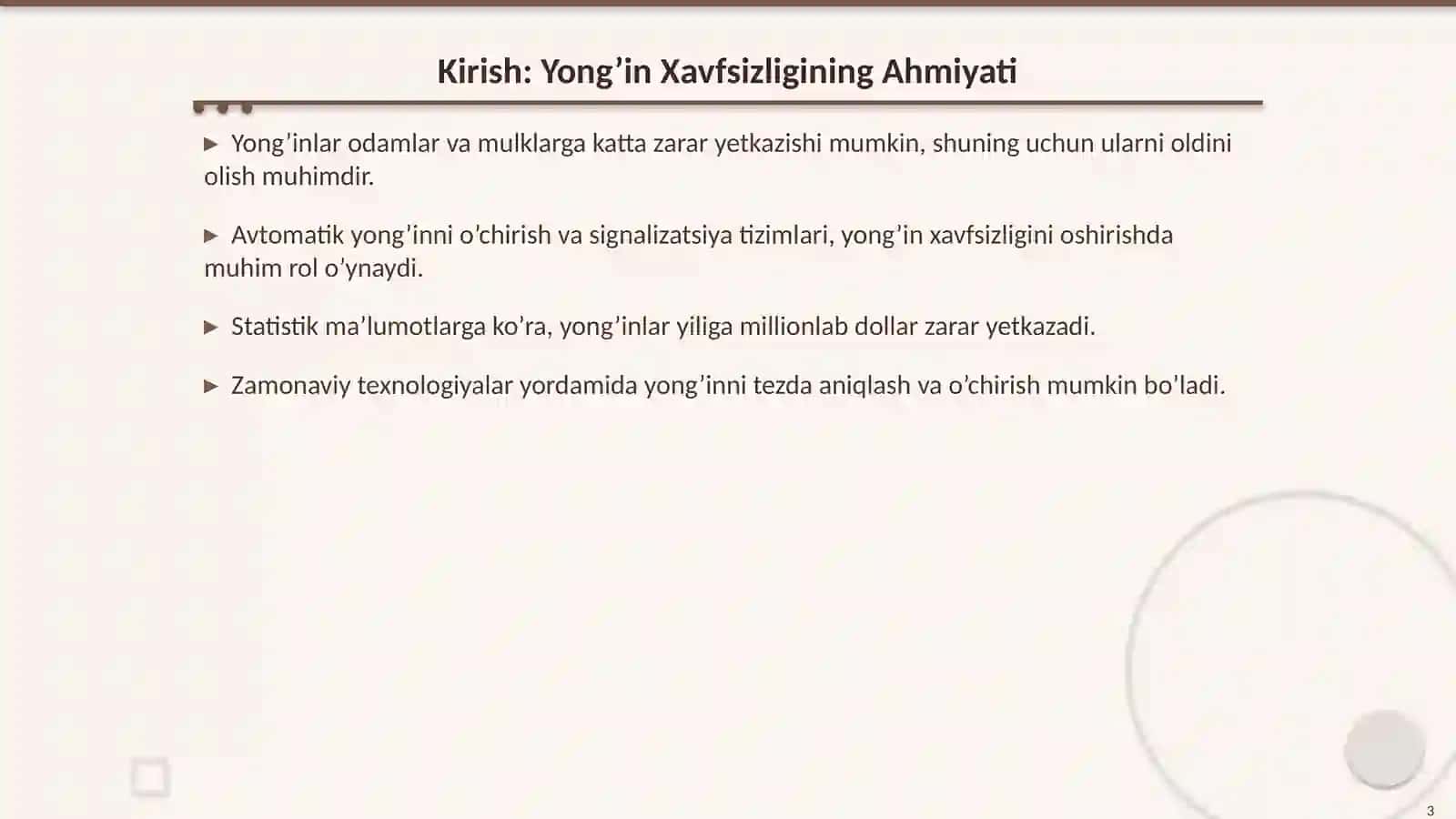 Avtomatik Yong’inni O’chirish Qurilmalari va Signalizatsiyalari 3