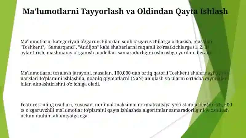 Berilgan Modellarni O'rganish Usullari 3