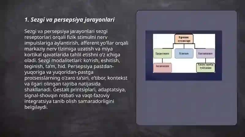 Kognitiv jarayonlar 3