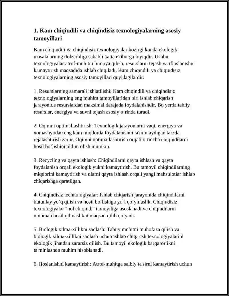 KAM CHIQINDILI VA XHQINDISIZ TEXNALOGYALAR 3