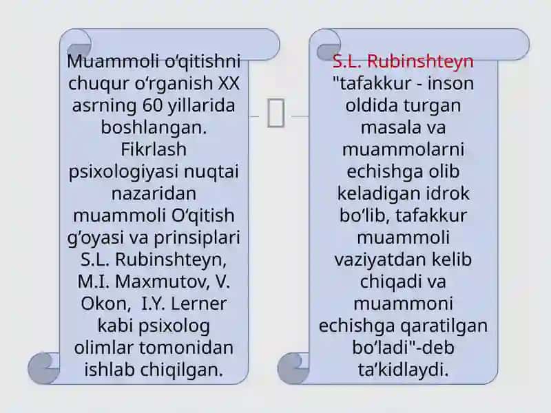 Muammoli ta'lim rivojlantiruvchi ta'lim texnologiyasi 3