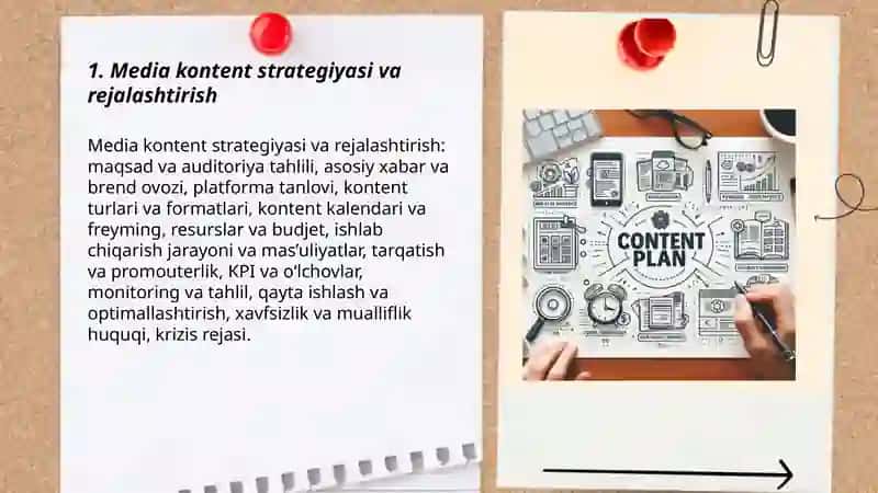 Media kontent strategiyasi va rejalashtirish 3