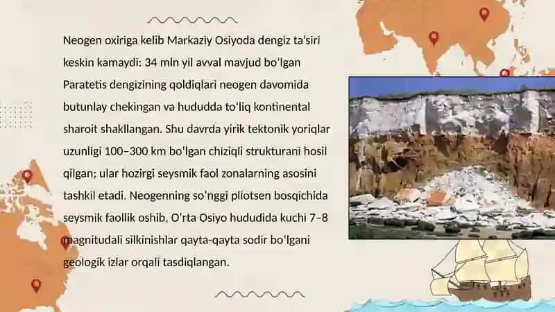 O'rta Osiyoning neogen-to'rtlamchi davrgeologik tarixi 3