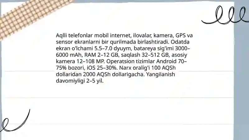 Aqlli telefonlar 3