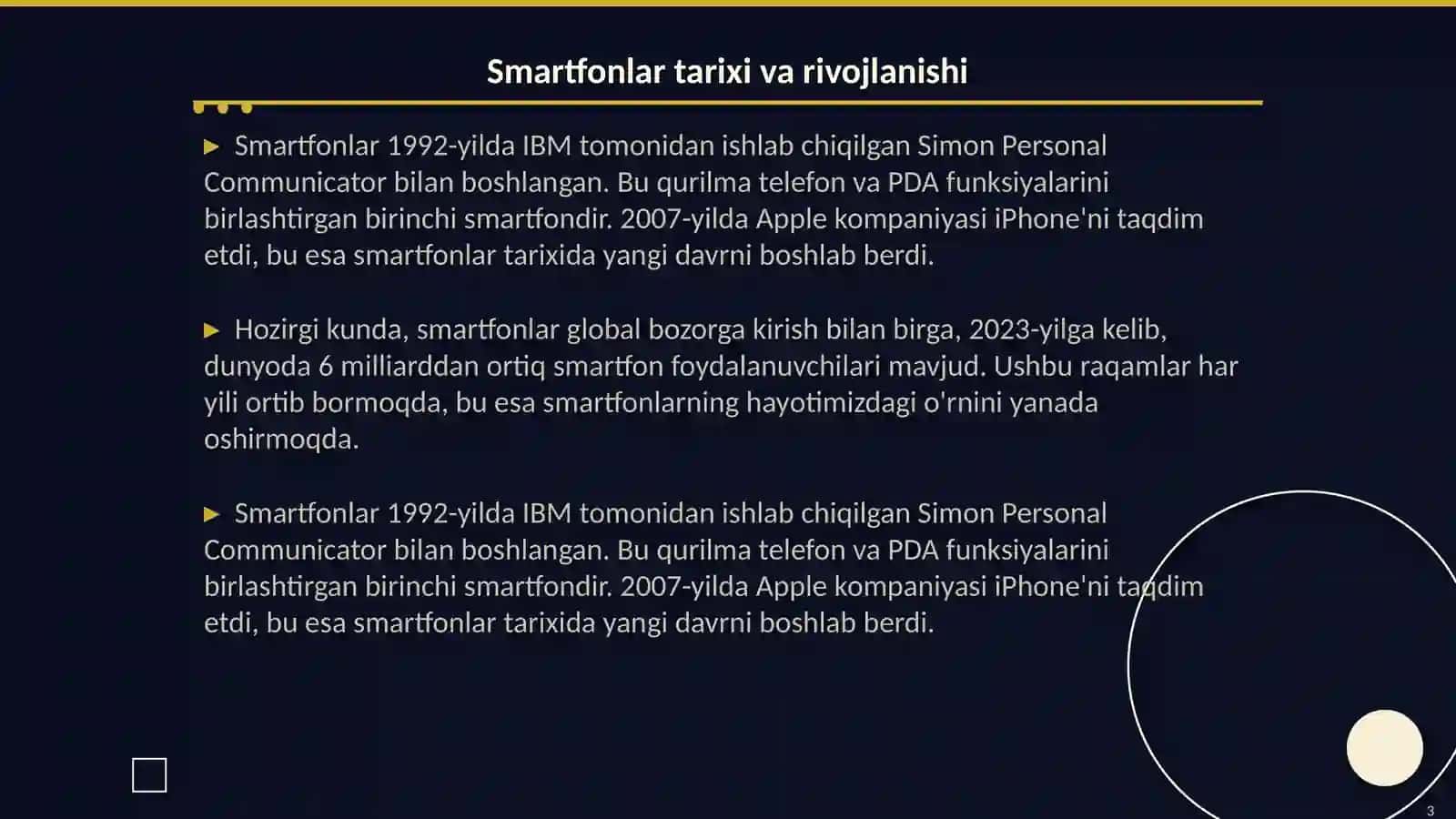 Smartfonlar tarixi va rivojlanishi 3