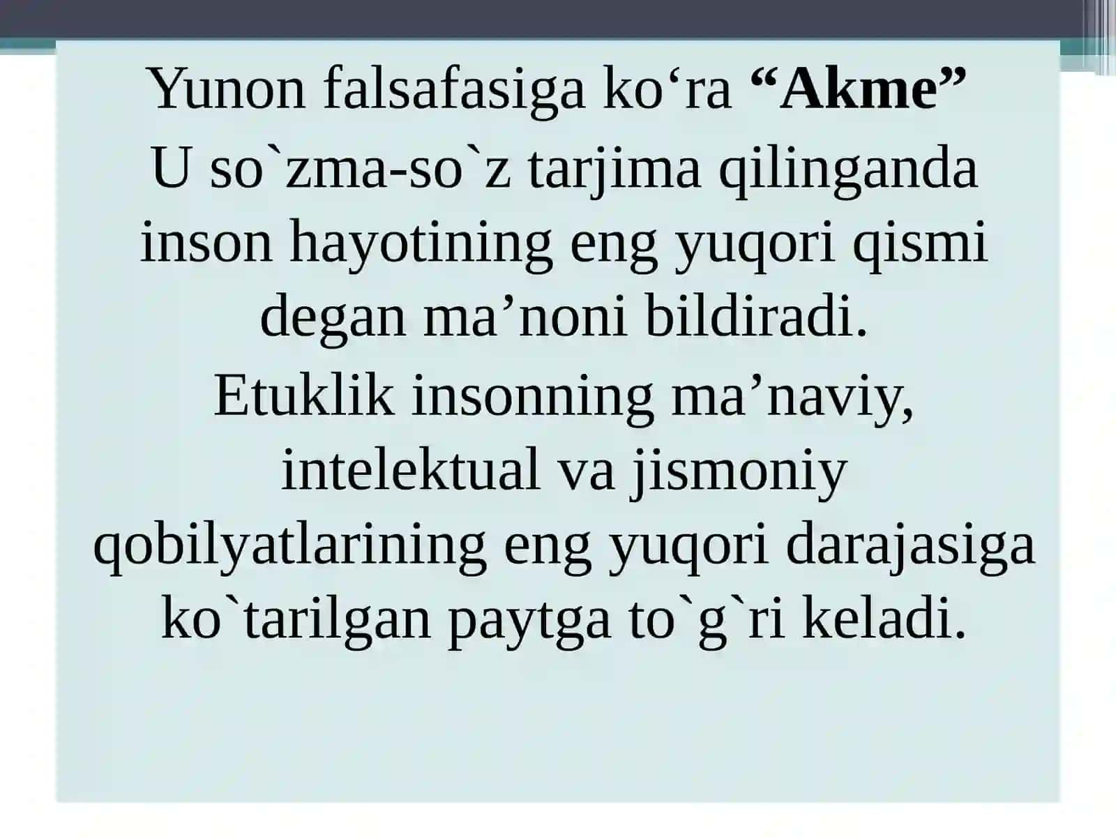 Yetuklik davrining psixologik xususiyatlari 3