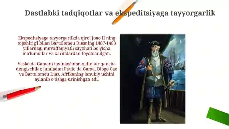 Vasko da Gamaning geografik sayohati 3