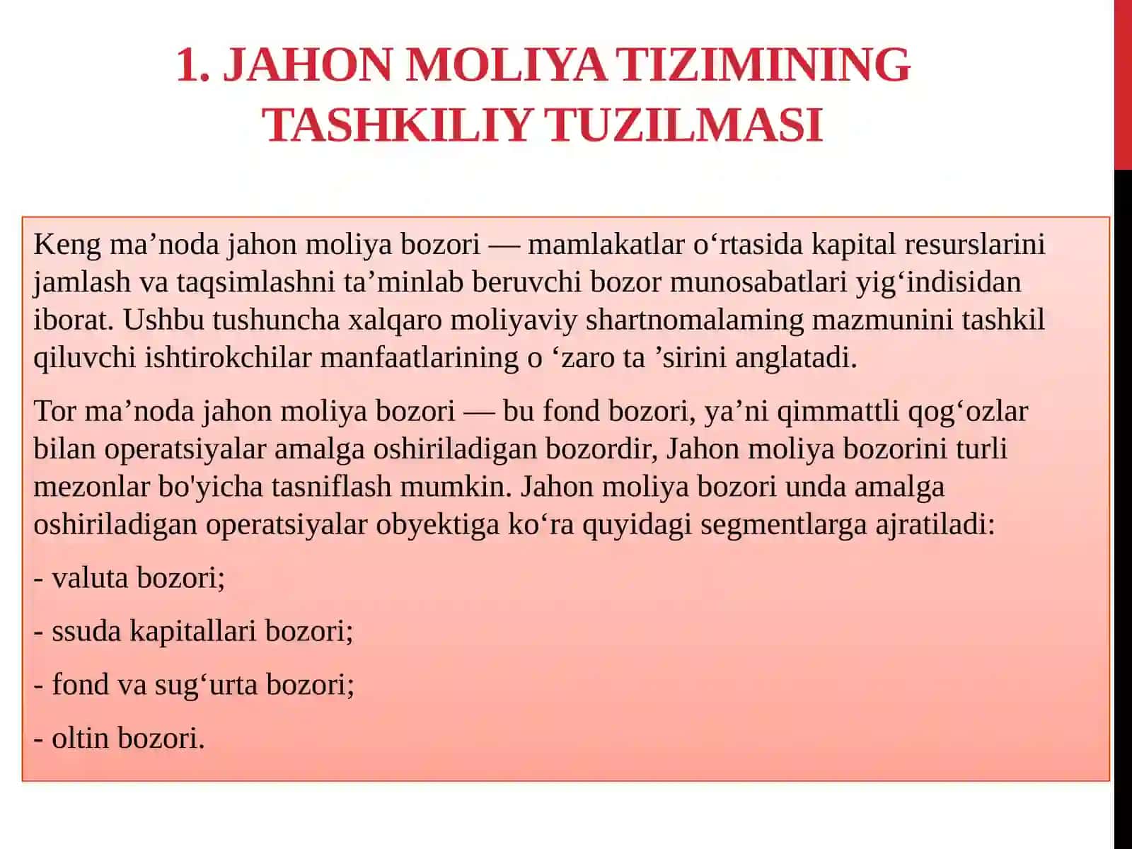 Moliya Bozori 3