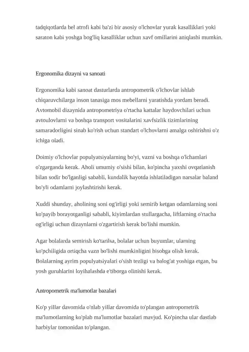 Antropometrik o’lchovlar. Apgar shkalasi 3