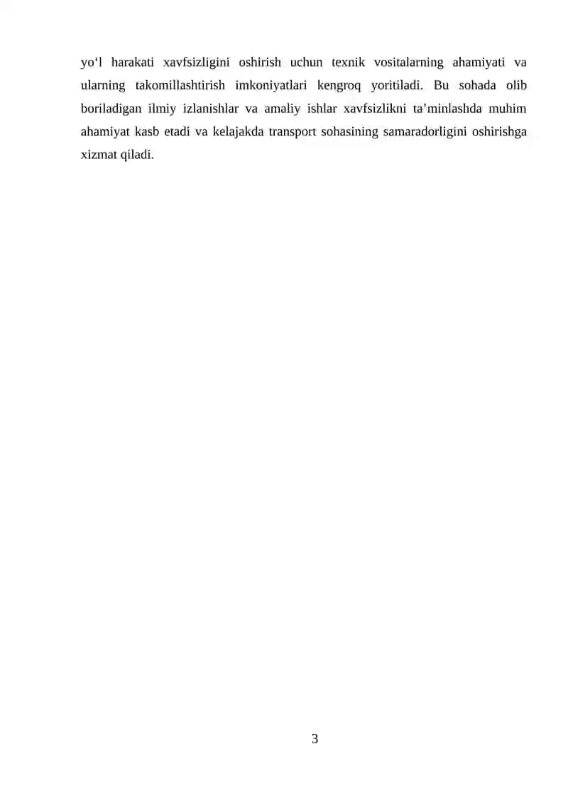 Yoʻl Harakati Xavfsizligida Texnik Vositalar 3