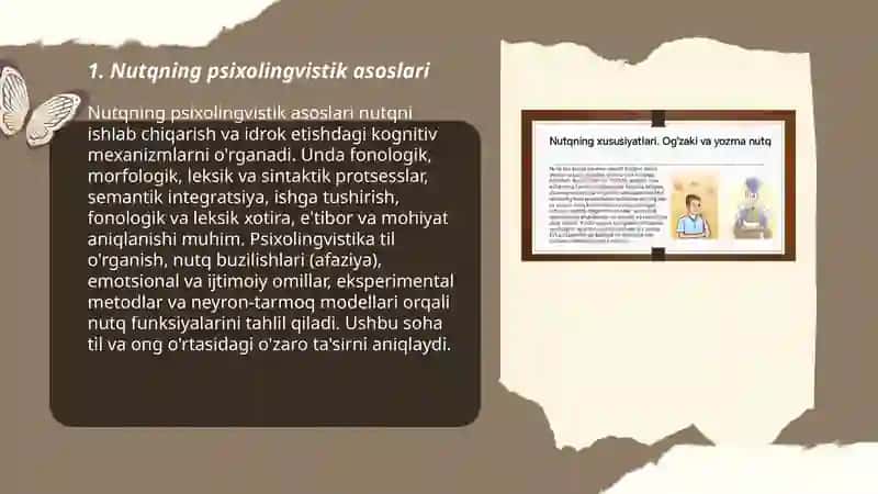 Nutqning psixolingvistik asoslari 3