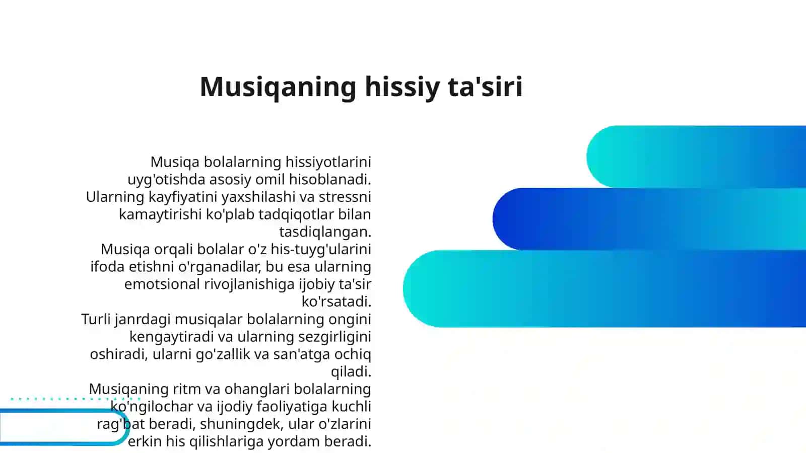 MAKTABGACHA YOSHDAGI BOLALARGA ESTETIK TARBIYA BERISHDA MUSIQANING O’RNI 3