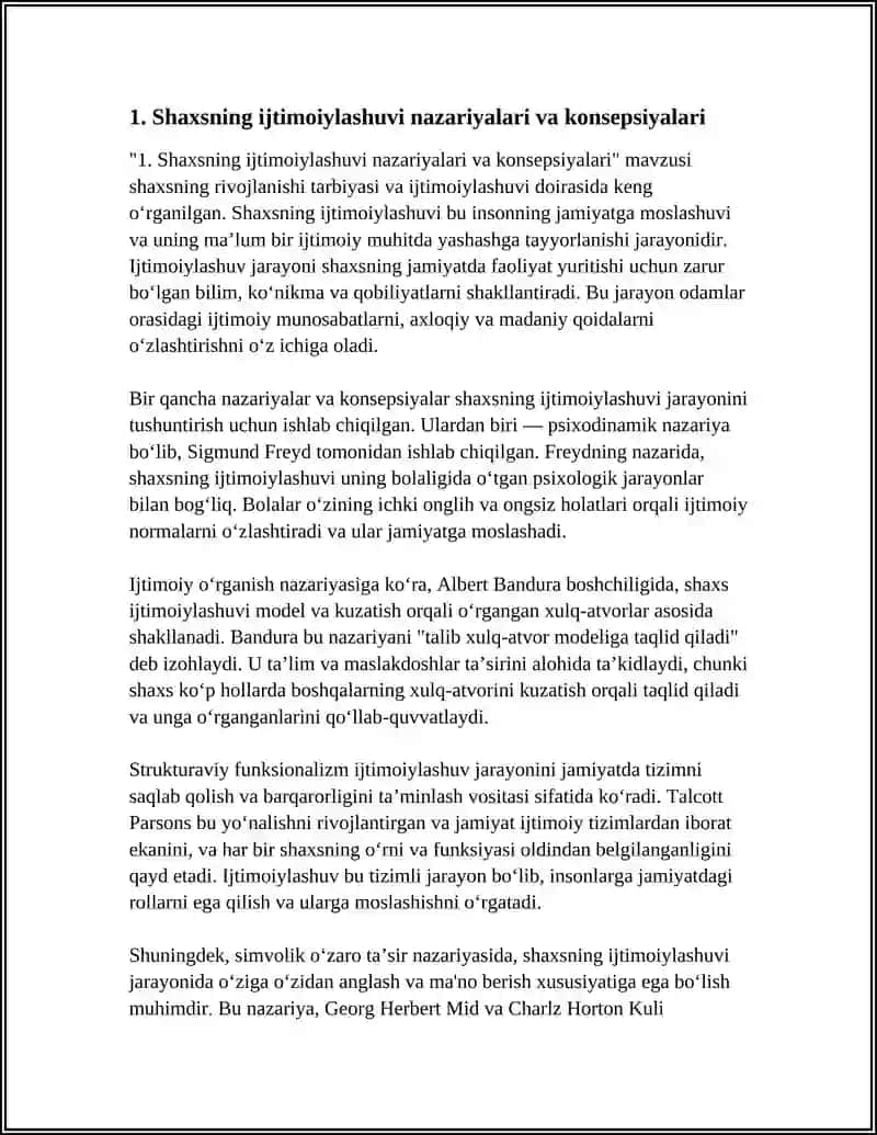 SHAXSNING RIVOJLANISHI TARBIYASI VA IJTIMOIYLASHUVI 3