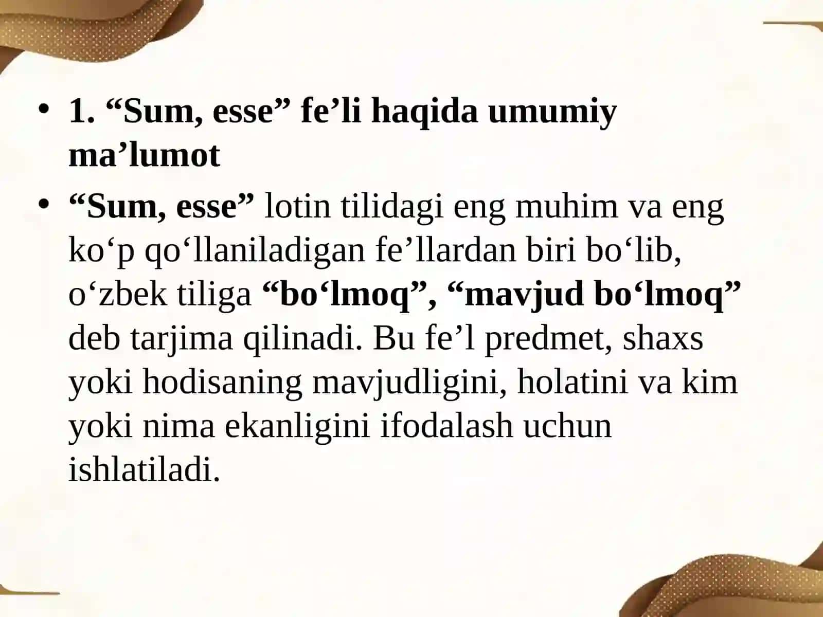 SUM, ESSE 3