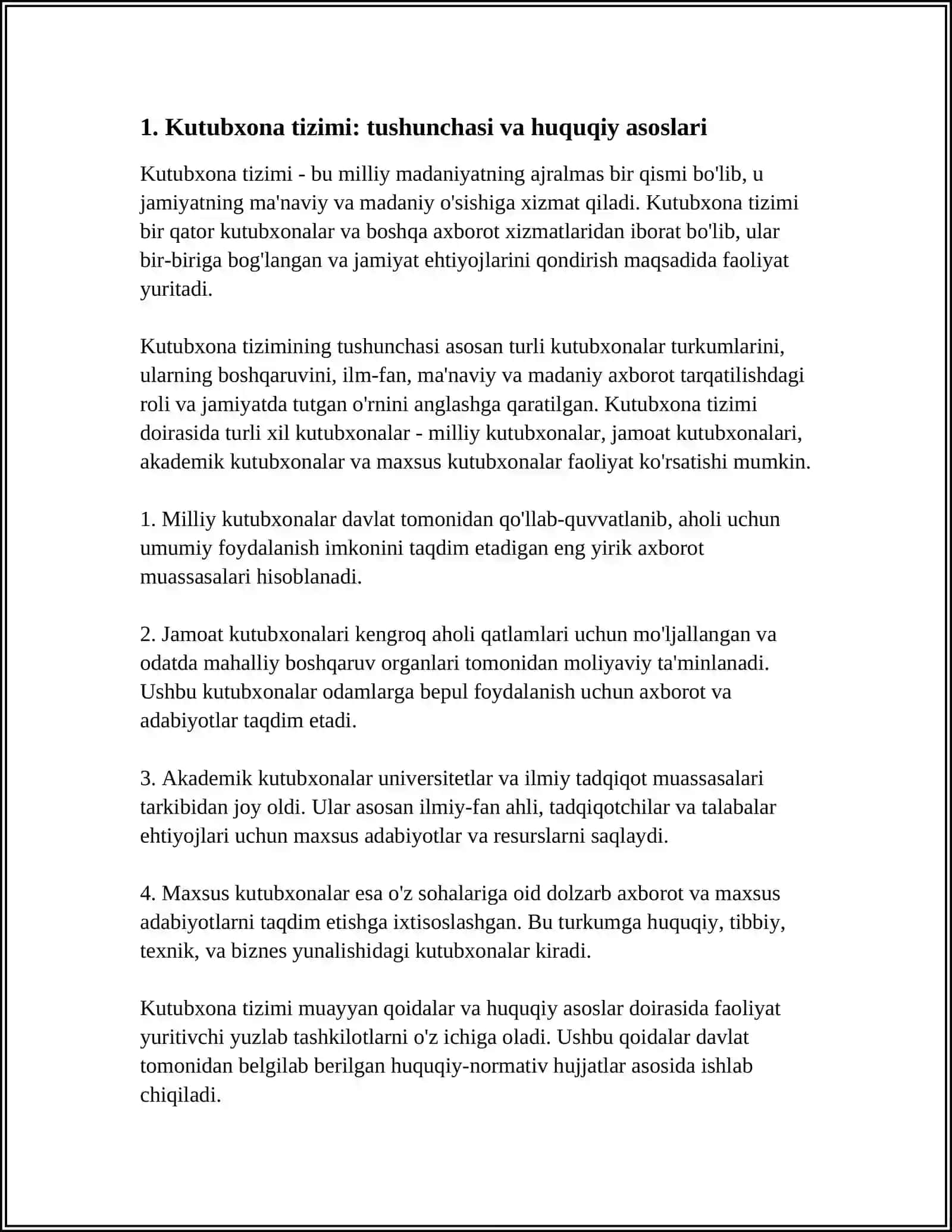 KUTUBXONA TIZIMI KUTUBXONALAR MAJMUASI SIFATIDA 3